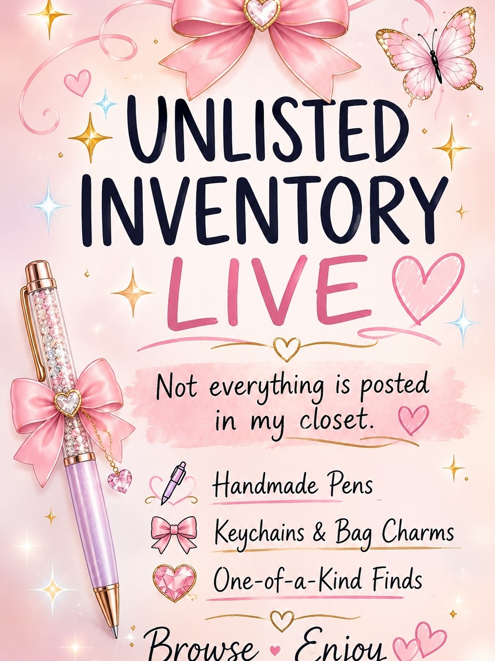 Unlisted Inventory Live Event Poster3